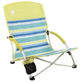 Coleman Utopia Breeze&Trade; Beach Sling Chair - Yellow/Blue