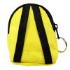 Cpr Yellow Beltloop Keychain Backpack With Faceshield, Gloves, And Cleansing Wipes