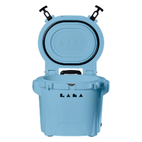 Laka Coolers 30 Qt Cooler W/Telescoping Handle &Amp; Wheels - Blue