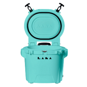 Laka Coolers 30 Qt Cooler W/Telescoping Handle &Amp; Wheels - Seafoam