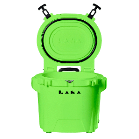 Laka Coolers 30 Qt Cooler W/Telescoping Handle &Amp; Wheels - Lime Green