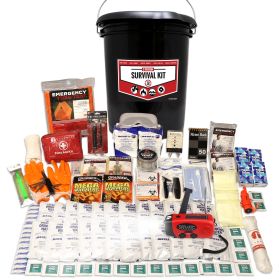 2 Person Comfort Survival Kit, Bucket And Lid