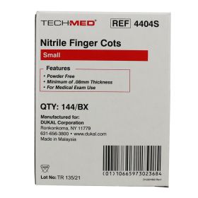 Latex Free Finger Cots - Small, Box Of 144