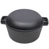 Multi-usage Cast Iron Pot for Outdoor Camping Grill