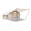Inflatable Camping Tent with canopy , 4 Season Waterproof Windproof, Clear Skylight & 420D Oxford Waterproof, Air Tent with Mesh Windows/Doors
