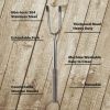 Marshmallow Roasting Sticks for Fire Pit with Wooden Handle, 41 Inches Long, Telescoping SUS304 Stainless Steel Marshmallow Skewers