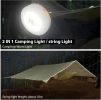 Large Waterproof Camping Tarp Shelter Kit with LED String Lights