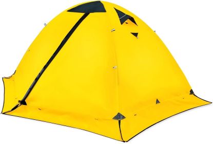 2-Person 4-Season Ultralight Backpacking Tent (Color: yellow)