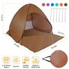 Pop Up Beach Tent Sun Shade Shelter Anti-UV Automatic Waterproof Tent Canopy for 2/3 Man w/ Net Window Storage Bag