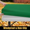 2 Pack Rectangle Picnic Table Cloth, Waterproof Elastic Fitted Tablecloths, Washable Polyester Rectangular Patio Table Cover for Camping
